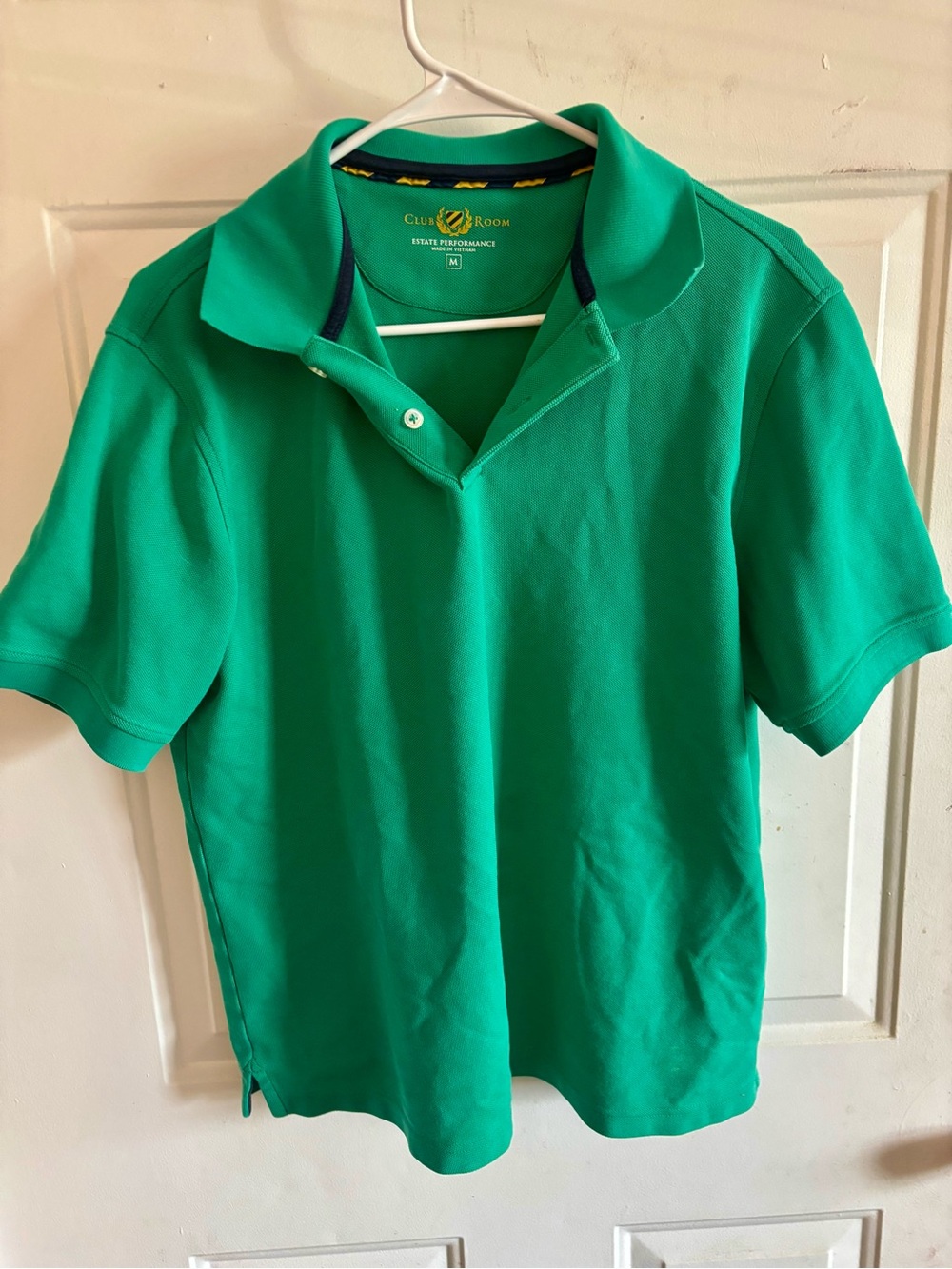 Club Room Bright Green Mens' Polo Shirt